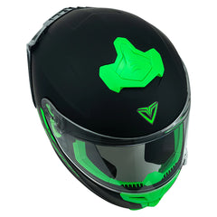 Casco  Fibra Giga 2 Stream Chroma Negro/ Verde Mate