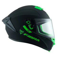 Casco  Fibra Giga 2 Stream Chroma Negro/ Verde Mate