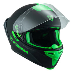 Casco  Fibra Giga 2 Stream Chroma Negro/ Verde Mate