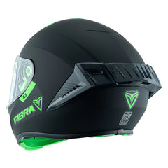 Casco  Fibra Giga 2 Stream Chroma Negro/ Verde Mate