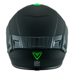 Casco  Fibra Giga 2 Stream Chroma Negro/ Verde Mate