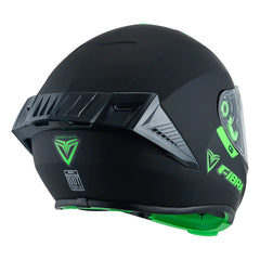 Casco  Fibra Giga 2 Stream Chroma Negro/ Verde Mate