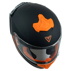 Casco  Fibra Giga 2 Stream Chroma Negro/Naranja Mate