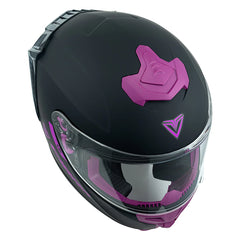 Casco  Fibra Giga 2 Stream Chroma Negro/Purpura Mate