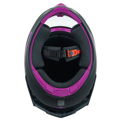 Casco  Fibra Giga 2 Stream Chroma Negro/Purpura Mate