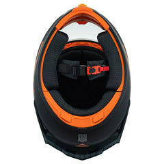 Casco  Fibra Giga 2 Stream Chroma Negro/Naranja Mate
