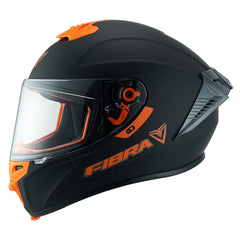 Casco  Fibra Giga 2 Stream Chroma Negro/Naranja Mate