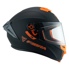 Casco  Fibra Giga 2 Stream Chroma Negro/Naranja Mate