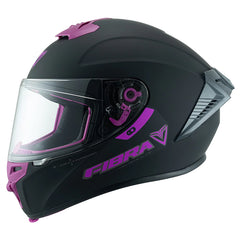 Casco  Fibra Giga 2 Stream Chroma Negro/Purpura Mate