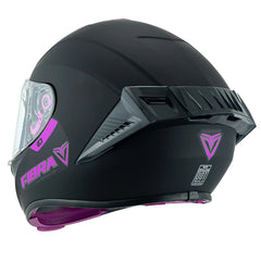 Casco  Fibra Giga 2 Stream Chroma Negro/Purpura Mate