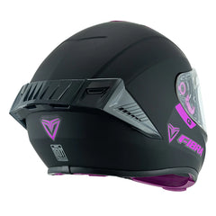 Casco  Fibra Giga 2 Stream Chroma Negro/Purpura Mate