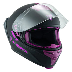 Casco  Fibra Giga 2 Stream Chroma Negro/Purpura Mate