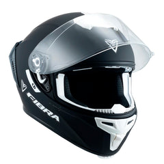 Casco  Fibra Giga 2 Stream Chroma Negro/Blanco Mate