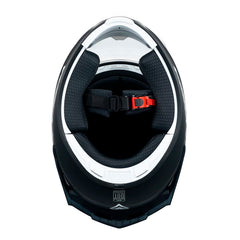 Casco  Fibra Giga 2 Stream Chroma Negro/Blanco Mate