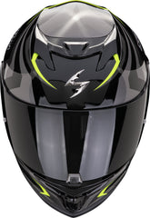 Casco Scorpion EXO-520 Evo Air Terra Negro/Silver/Amarillo Neon